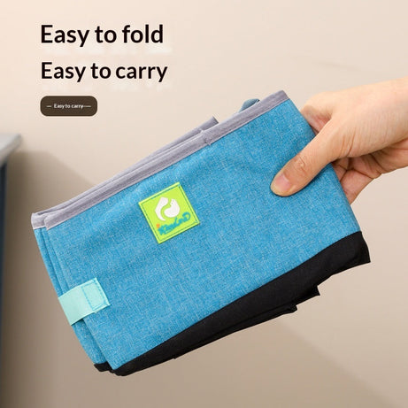 Household Oxford Cloth Foldable Cat Litter Box