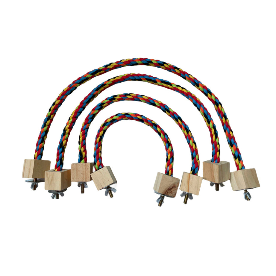 Parrot Climbing Rope Toy Bird Swing Rings