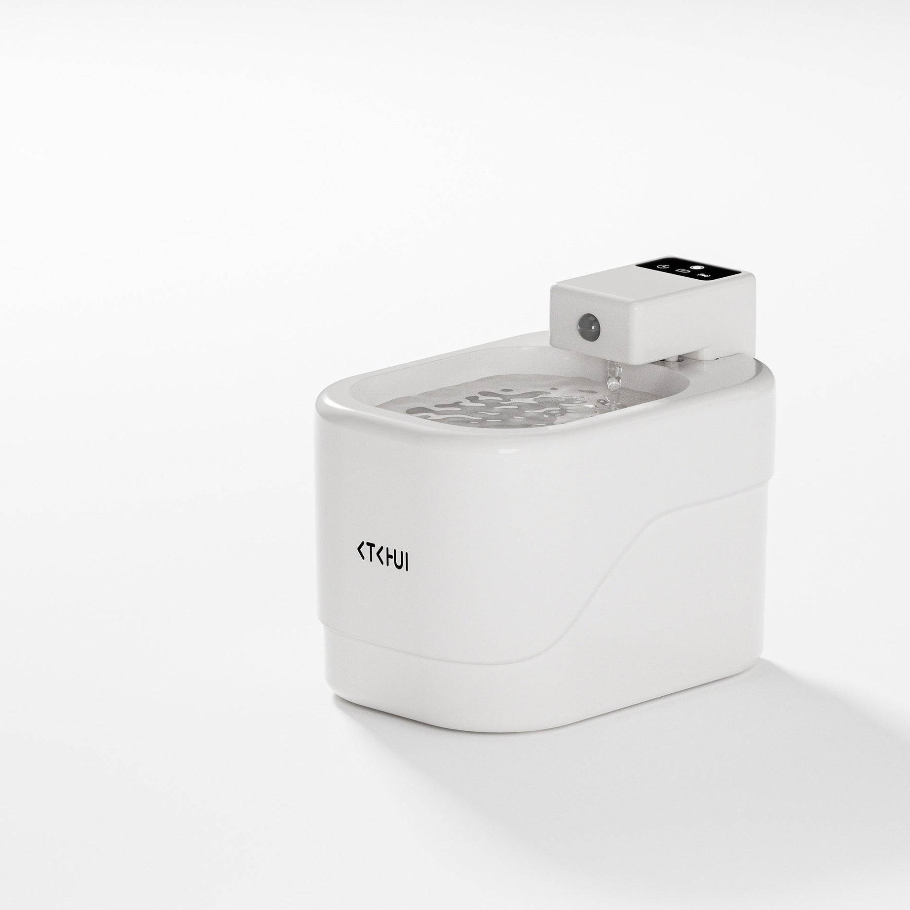 Cat Water Fountain With Smart Motion-sensing Dispensing And Quiet