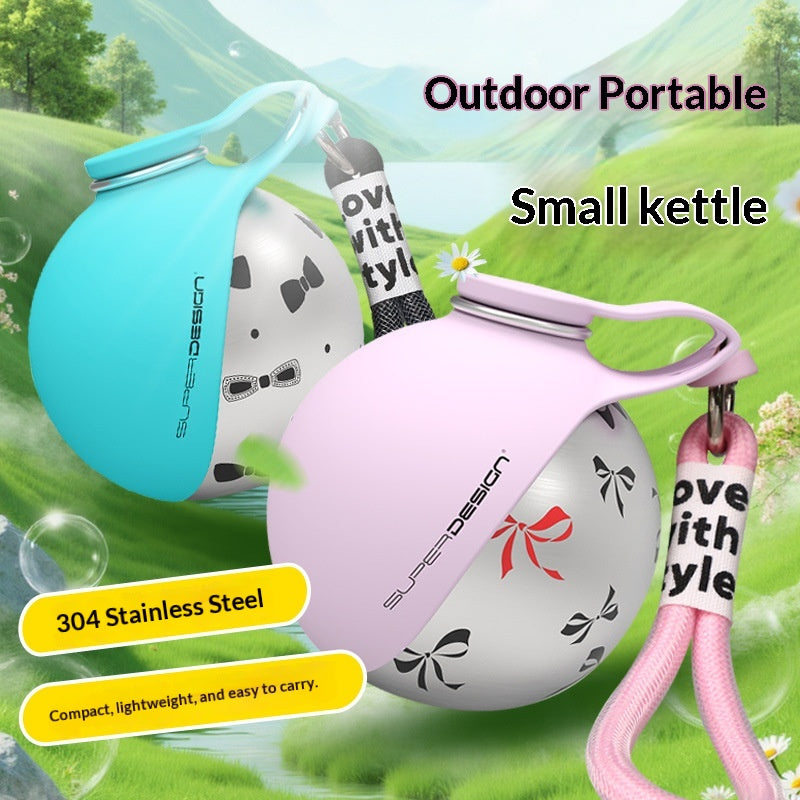 Creative Portable Outdoor Pet Stainless Steel Water Cup Small Dog