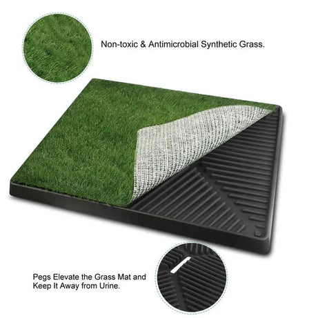 Dog Potty Training Artificial Grass Pad Pet Cat Toilet Trainer Mat