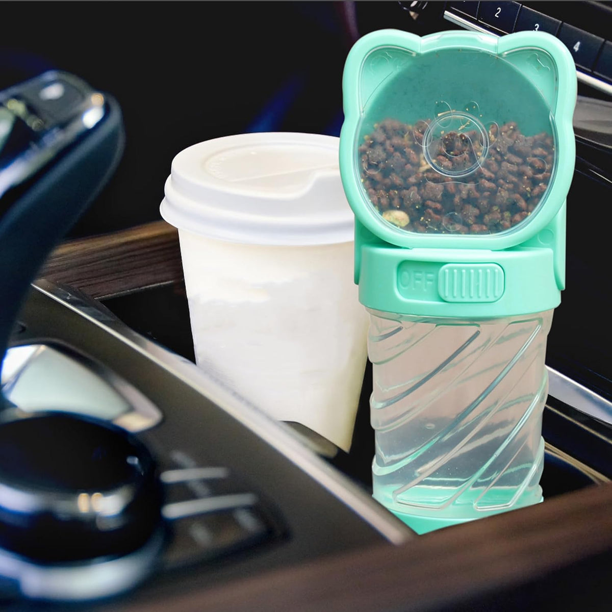 3-in-1 Pet Water Bottle Outdoor Portable Dog With Food Container