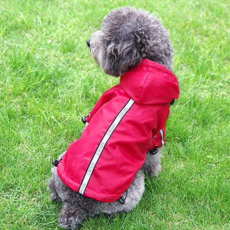 Waterproof Hooded Warm Pet Dog Raincoat