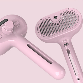 Pet Comb Self Cleaning Pets Hair Remover Brush For Dogs Grooming