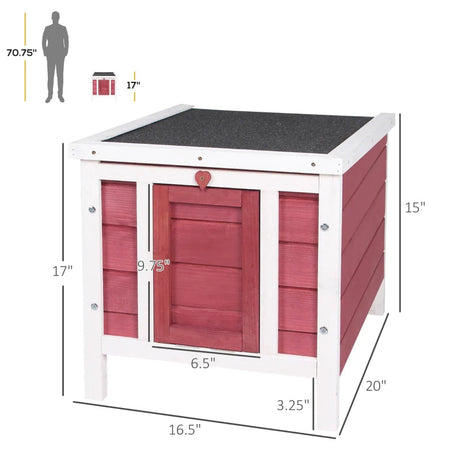 Small Rabbit Hutch Bunny Cage Guinea Pig Duck House Dog
