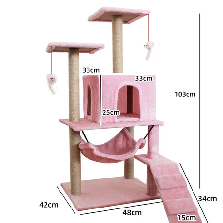 Cat Climbing Frame Scratching Post Sword Tree Toy