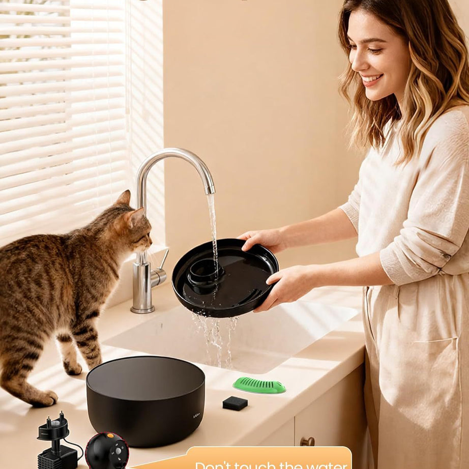 Plastic Smart Sensor Pet Water Fountain