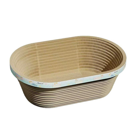 Oval-shaped Cat Scratching Post With A Deep Corrugated Paper Basin