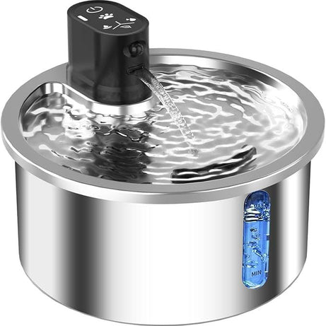 Cat Water Fountain Stainless Steel Constant Temperature Heating