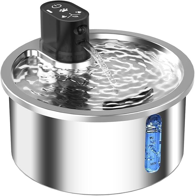 Cat Water Fountain Stainless Steel Constant Temperature Heating