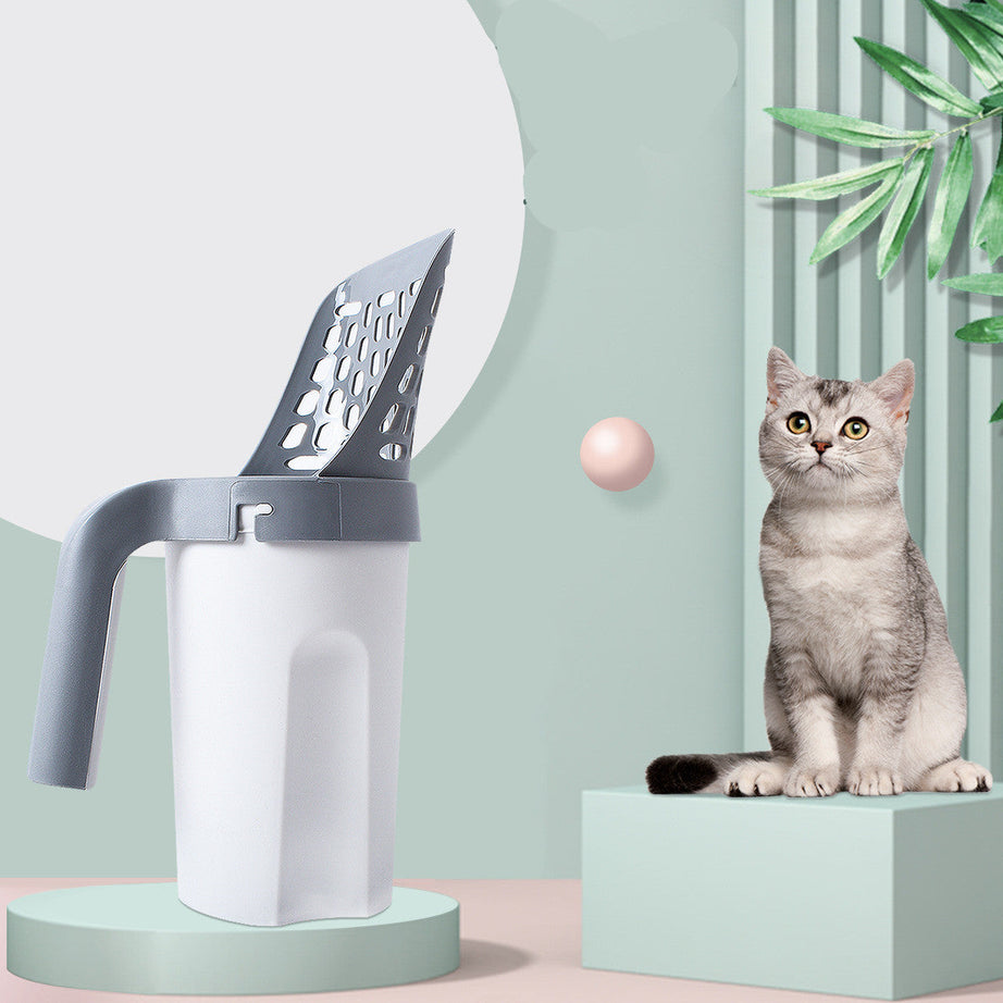 Plastic Cat Litter Scoop Pet Care Sand Waste Scooper Shovel Hollow