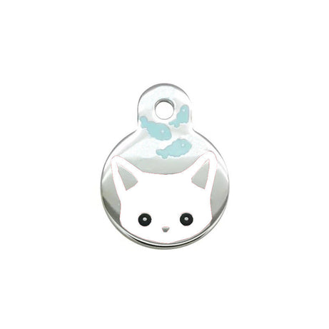 Pet Dog Brand Cute Cartoon Cat And Fish Printed Necklace Pendant
