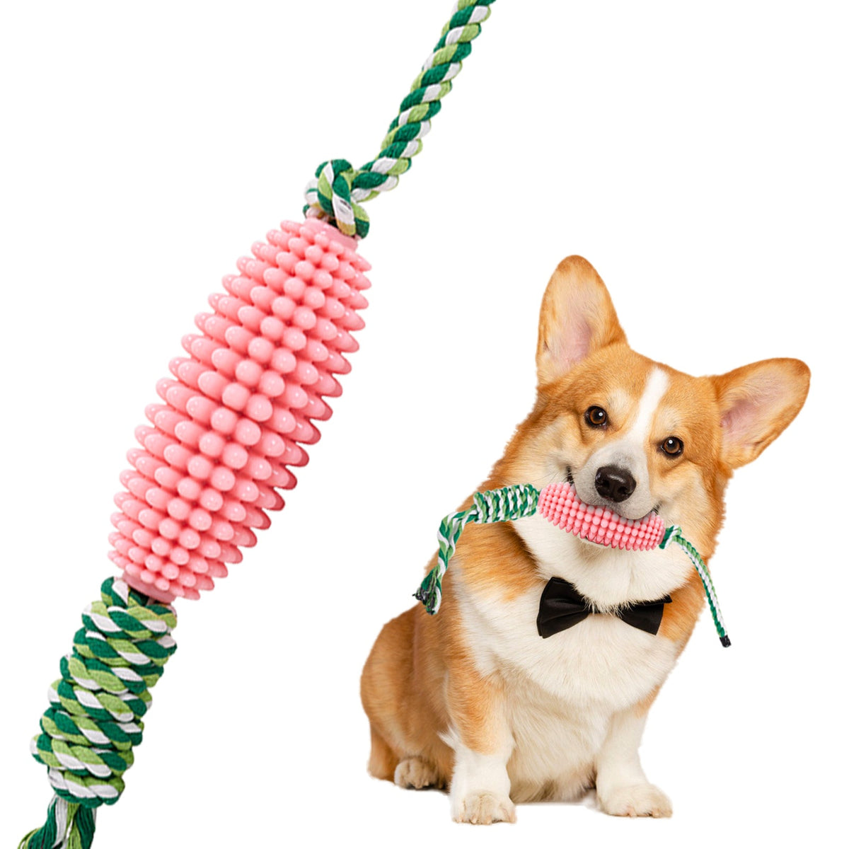 Puppy Toothbrush Clean Teeth Interactive Corn Toys Dog Aggressive