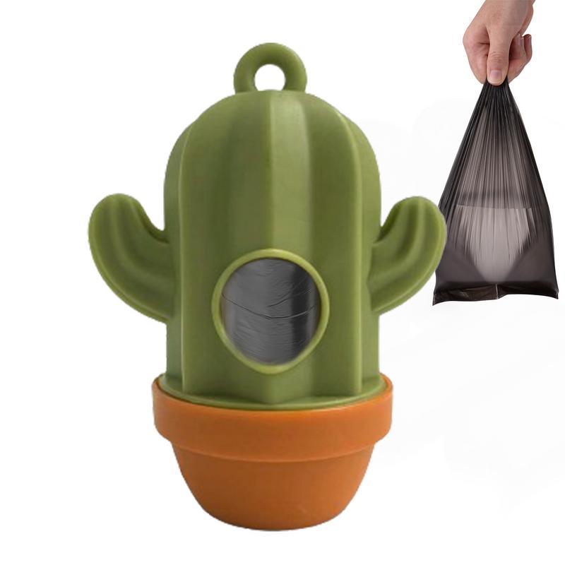 1pcs Cactus Shaped Poop Bag Dispenser Pet Dog Waste Holder Plastic